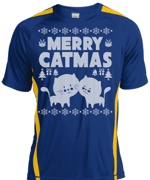 Merry Catmas T Shirt, Funny Winter T Shirt, Cool Shirt
