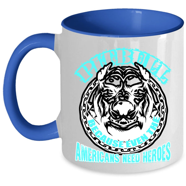 Cool Gift For Pitbull Owner Coffee Mug, Pitbull Accent Mug