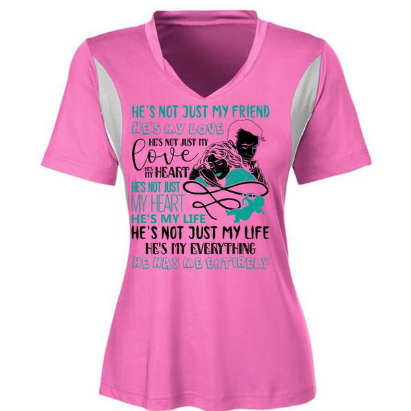 He's Not Just My Friend T Shirt, I Love Wife T Shirt, Awesome T-Shirts