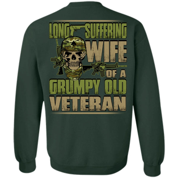 Grumpy Old Veteran T Shirt, I Love Veteran Sweatshirt