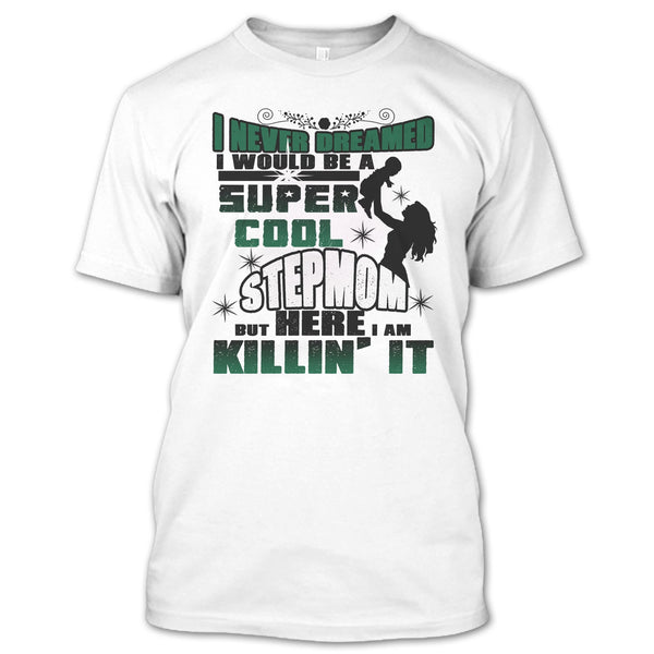 A black t-shirt with the shopify logo