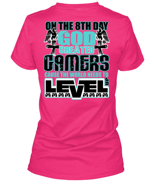 God Created Gamers T Shirt, I Love Gaming T Shirt