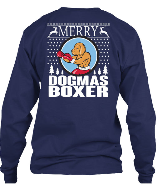 Merry Dogmas Boxer T Shirt, This Girl Loves Christmas T Shirt