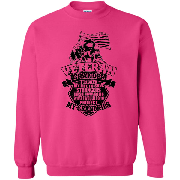 To Protect My Grandkids T Shirt, Veteran Grandpa Sweatshirt