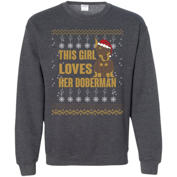 Merry Christmas T Shirt, Coolest Doberman Lover Sweatshirt