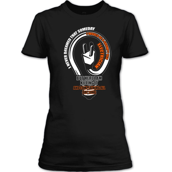 Grumpy Old Electrician T Shirt, Coolest Electrician T Shirt