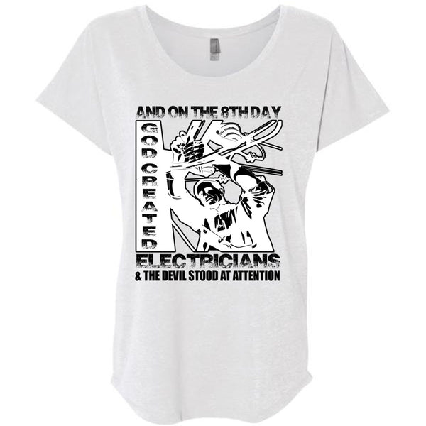 God Created Electricians T Shirt, I Love Electrician T Shirt, Awesome T-Shirts