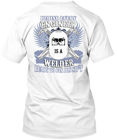 A black t-shirt with the shopify logo