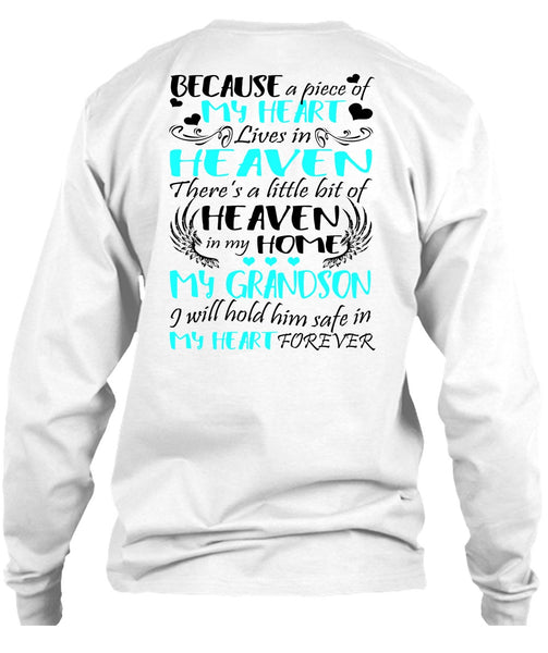 Heaven In My Home My Grandson T Shirt, I Love Grandson T Shirt