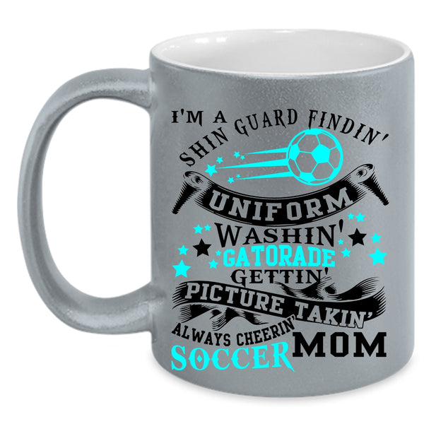 Cute Soccer Mom Coffee Mug, I'm A Soccer Mom Accent Mug