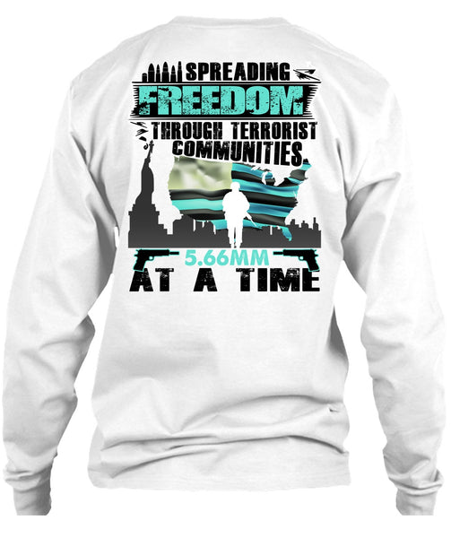 Spreading Freedom T Shirt, I Love Veteran T Shirt