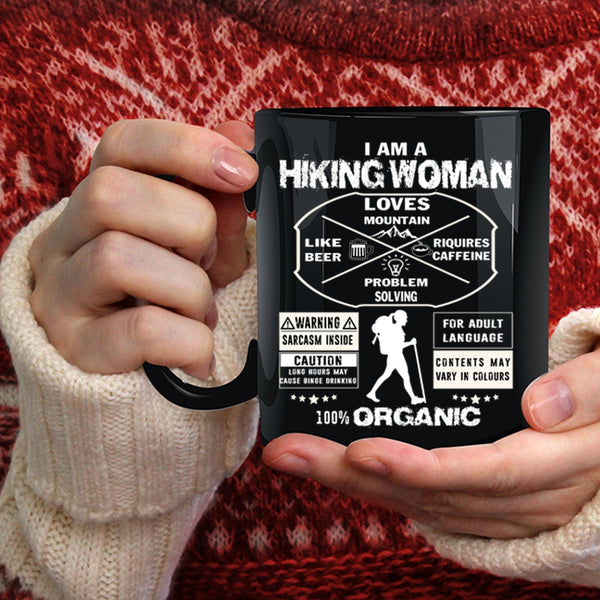 I Am A Hiking Woman Coffee Mug, Pretty Daughter Coffee Cup