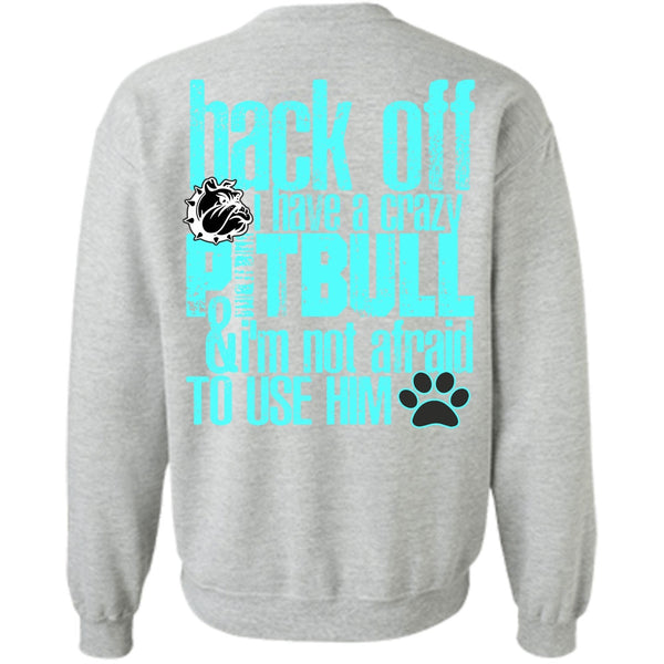 I Love Pit Bull T Shirt, I Have A Crazy Pit Bull Sweatshirt