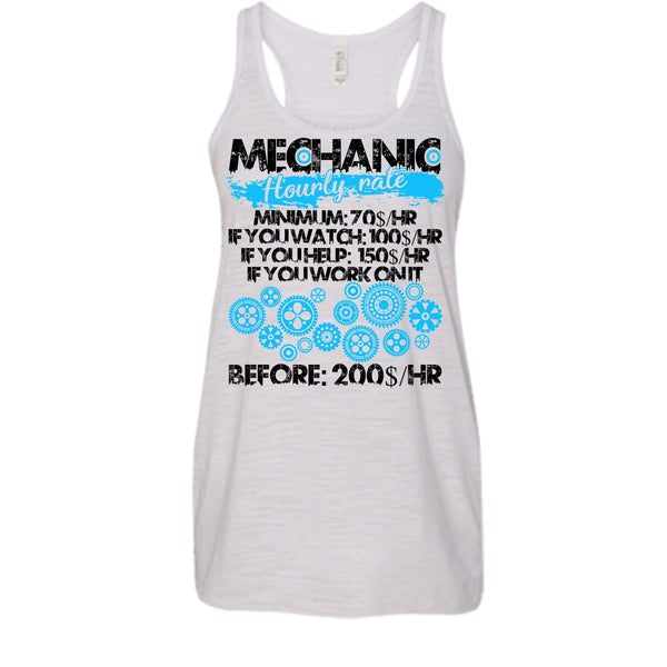 Mechanic Hourly Rate T Shirt, Coolest Mechanic T Shirt, Awesome t-shirts