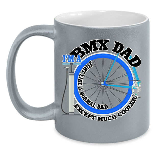 Funny Gift For BMX Dad Coffee Mug, I'm A BMX Dad Accent Mug