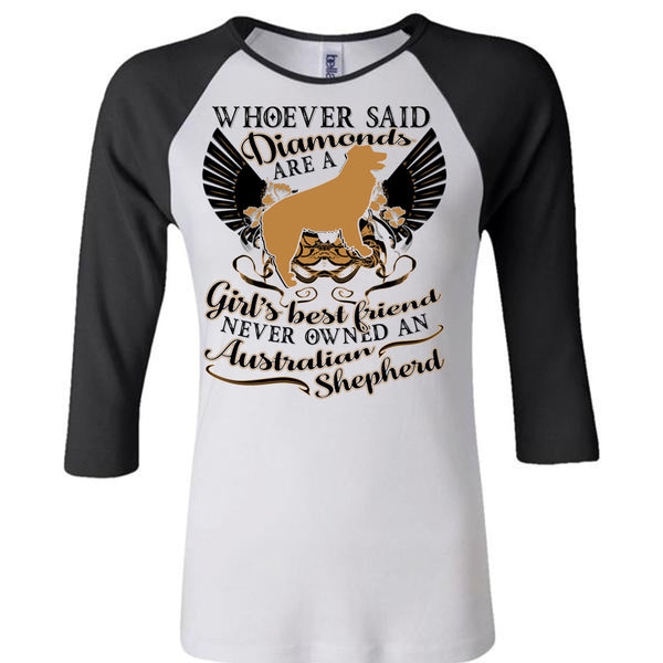 Diamonds Are A Girl's Best Friend T Shirt, I Love My Dog T Shirt, Awesome T-Shirts