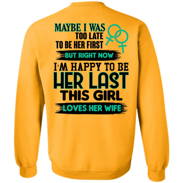 I Love Husband T Shirt, This Girl Loves Her Wife Sweatshirt