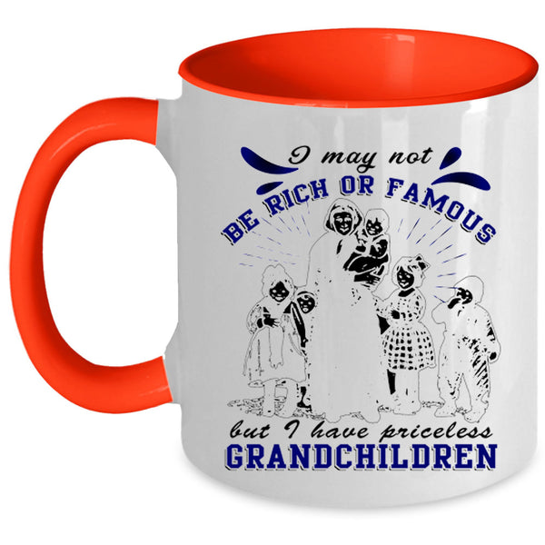 Cute Grandparent Coffee Mug, I Have Priceless Grandchildren Accent Mug
