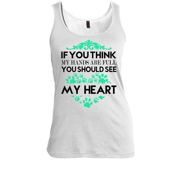 If You Se My Hands Are Full T Shirt, I Love Dog T Shirt, Awesome t-shirts