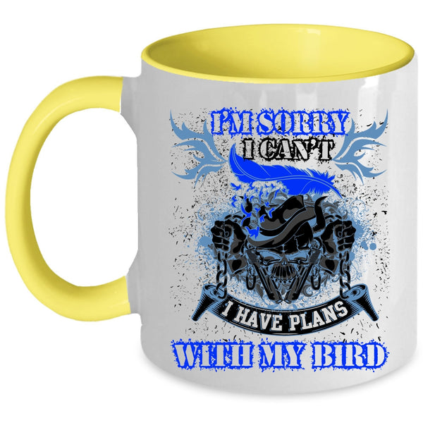 I Love My Birds Coffee Mug, I Have Plans With My Bird Accent Mug