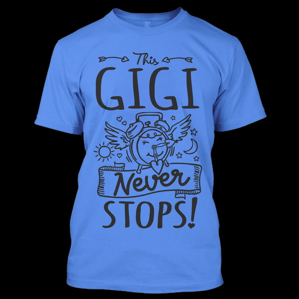 A black t-shirt with the shopify logo