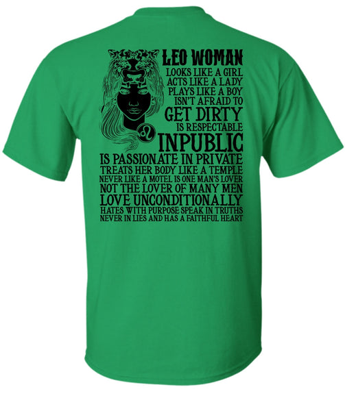 Leo Woman T Shirt, I Love Leo T Shirt