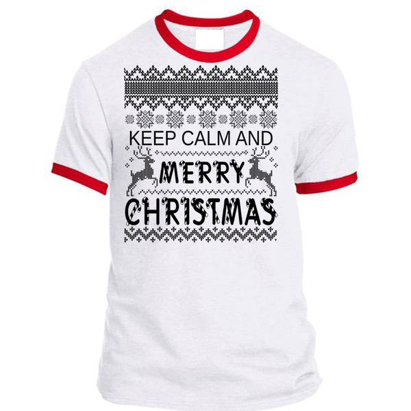 Keep Calm And Merry Christmas T Shirt, Happy New Year T Shirt, Awesome T-Shirts