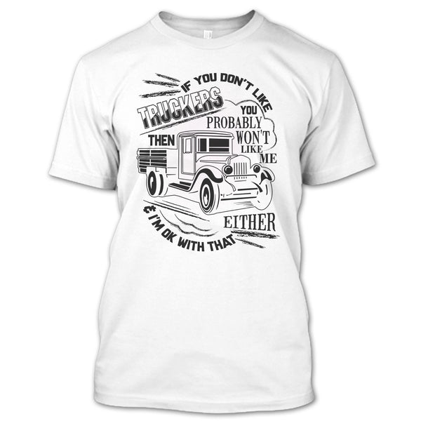 A black t-shirt with the shopify logo