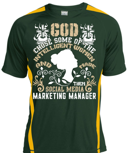 Social Media Marketing Manager T Shirt, Intelligent Women T Shirt, Cool Shirt