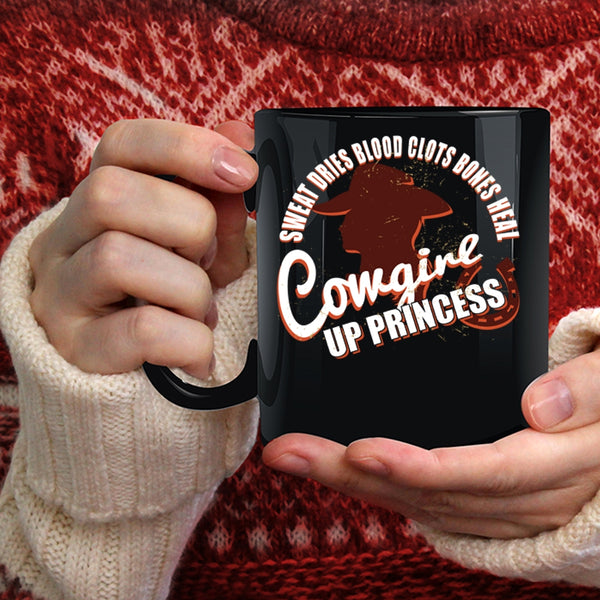 Cowgirl Up Princess Coffee Mug, Cool Gift For My Daughter Coffee Cup