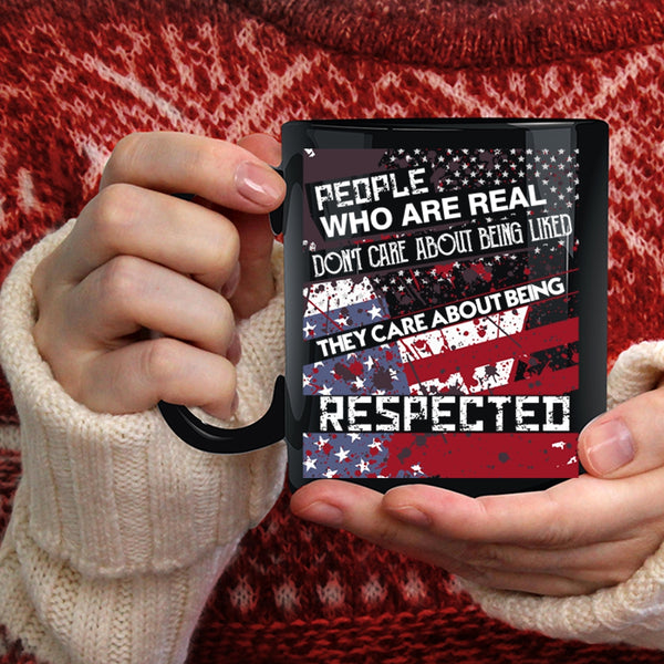 They Care About Being Respected Coffee Mug, Awesome Veteran Coffee Cup
