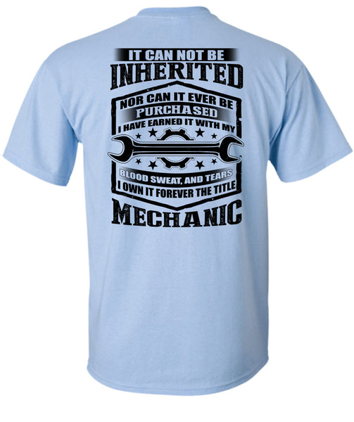 It Forever The Title Mechanic T Shirt, I Love Mechanic T Shirt