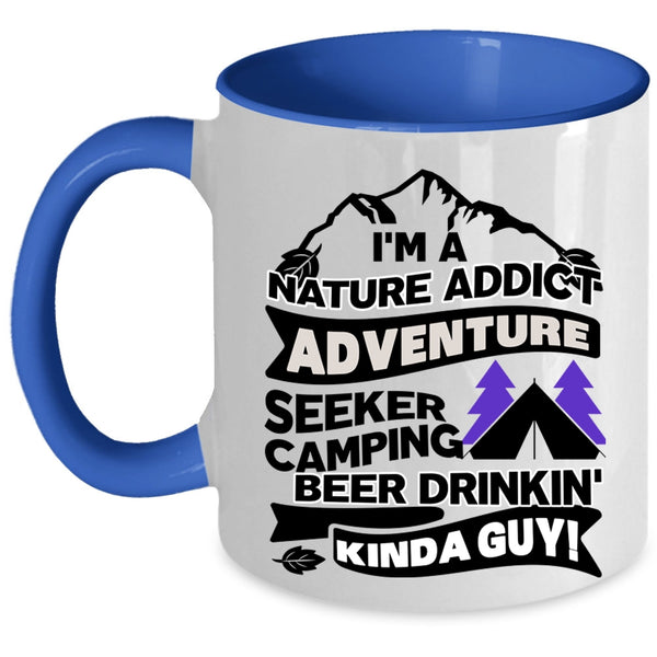 I Love Camping Coffee Mug, I'm A Kinda Guy Accent Mug