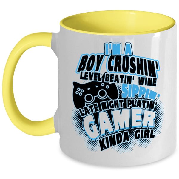 Camper Kinda Girl Coffee Mug, I'm A Boy Crushing Accent Mug