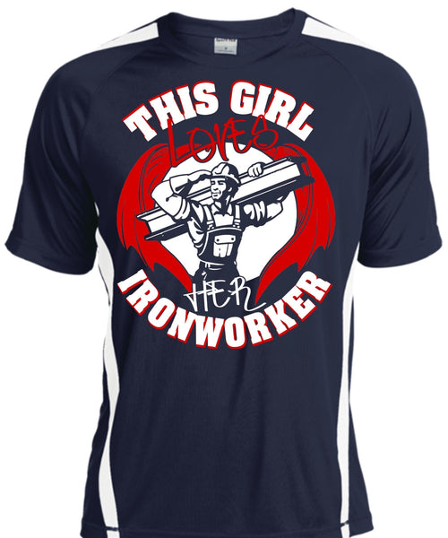 This Girl Loves Her Ironworker T Shirt, Being An Ironworker T Shirt, Cool Shirt