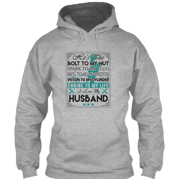 He's The Bolt To My Nut T Shirt, Coolest Wife T Shirt