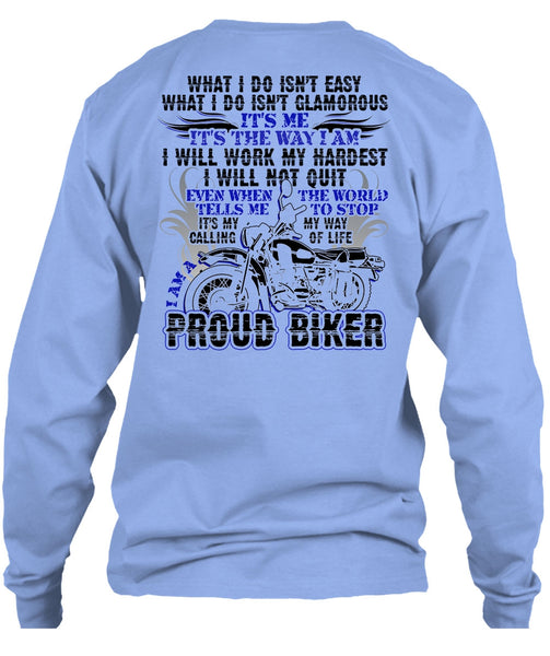 I Am A Proud Biker T Shirt, I Love Biker T Shirt