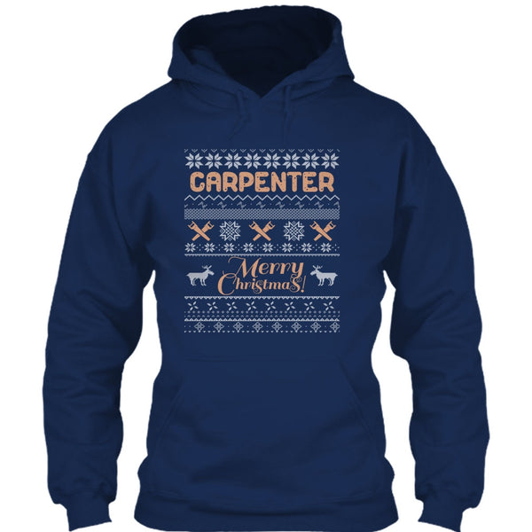 Carpenter Merry Christmas T Shirt, Coolest Carpenter T Shirt