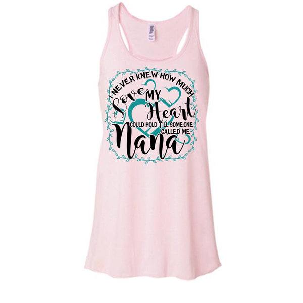 How Much Love My Heart T Shirt, Gift For Nana Tank Top