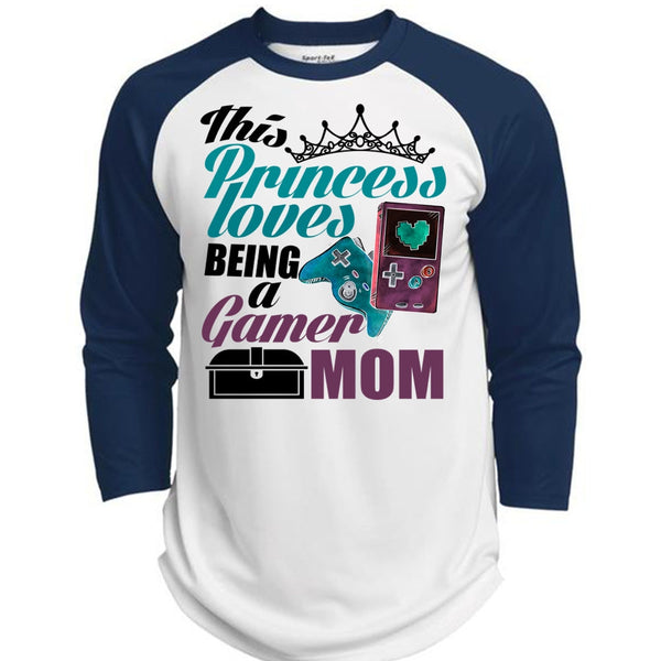 This Princess Loves T Shirt, I Love Gamer T Shirt, Awesome T-Shirts  (Polyester Game Baseball Jersey)