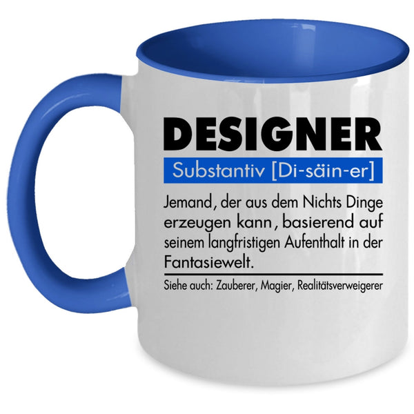 Cool Gift For Designer Coffee Mug, Designer Accent Mug