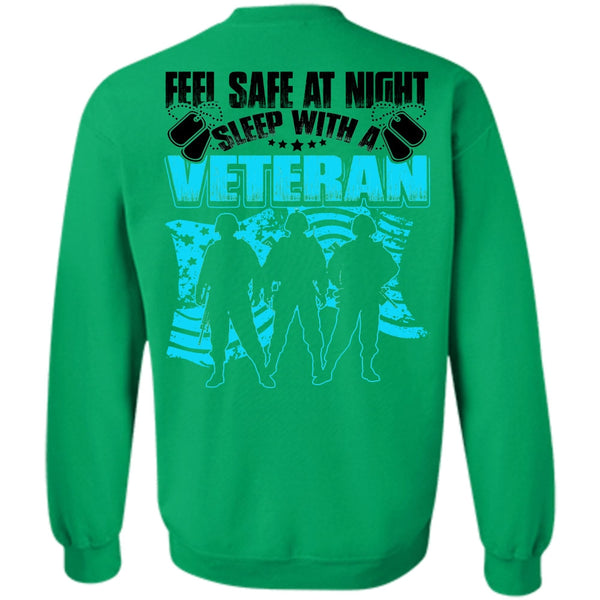 I Love Veteran T Shirt, Sleep With A Veteran Sweatshirt