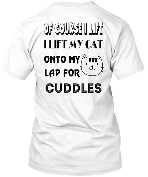 A black t-shirt with the shopify logo