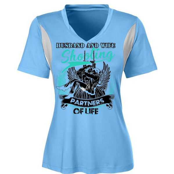 Husband And Wife Shooting Partners Of Life T Shirt, I Love Husband T Shirt, Awesome T-Shirts