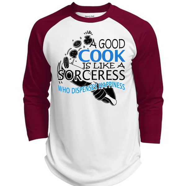 A Good Cook Is Like A Sorceress T Shirt, I Love Chef T Shirt, Awesome T-Shirts  (Polyester Game Baseball Jersey)