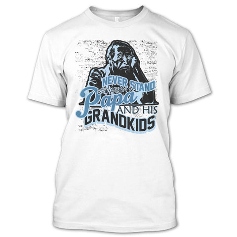 A black t-shirt with the shopify logo