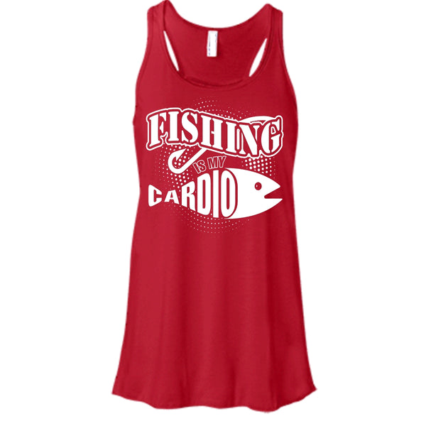 Fishing Is My Cardio T Shirt, Coolest Hooker Tank Top