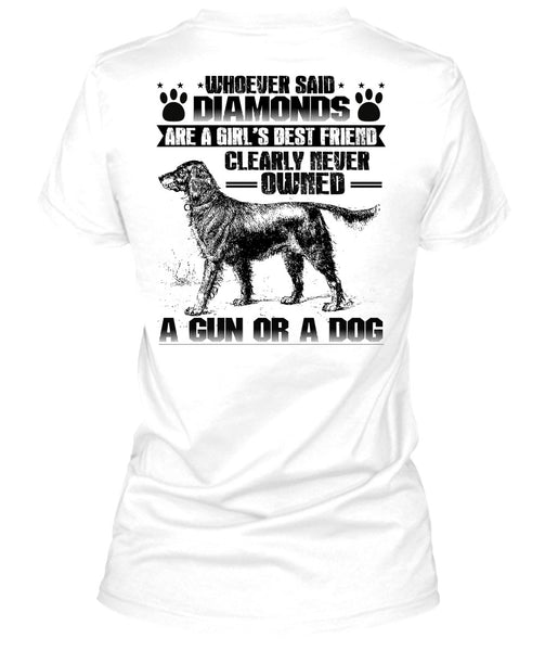 Never Owned A Gun Or A Dog T Shirt, I Love My Dog T Shirt
