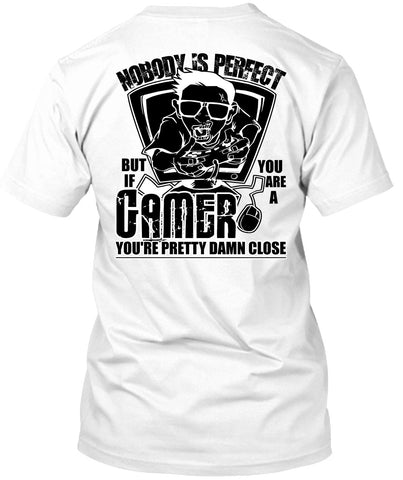 A black t-shirt with the shopify logo