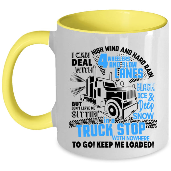 Cool Gift For Trucker Coffee Mug, Funny Truck Driver Accent Mug